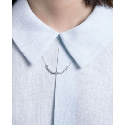 VICEROY JEWELS Mod. 13206C000-30 necklace worn by lady, quartz analog, 10 ATM water resistant, silver 925°.