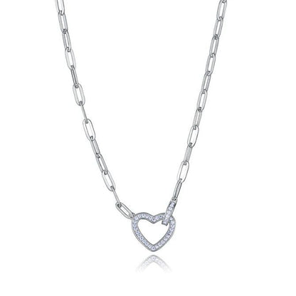 VICEROY JEWELS Mod. 13230C000-30 Silver 925° heart-shaped necklace for ladies, quartz movement, gift box included, elegant design