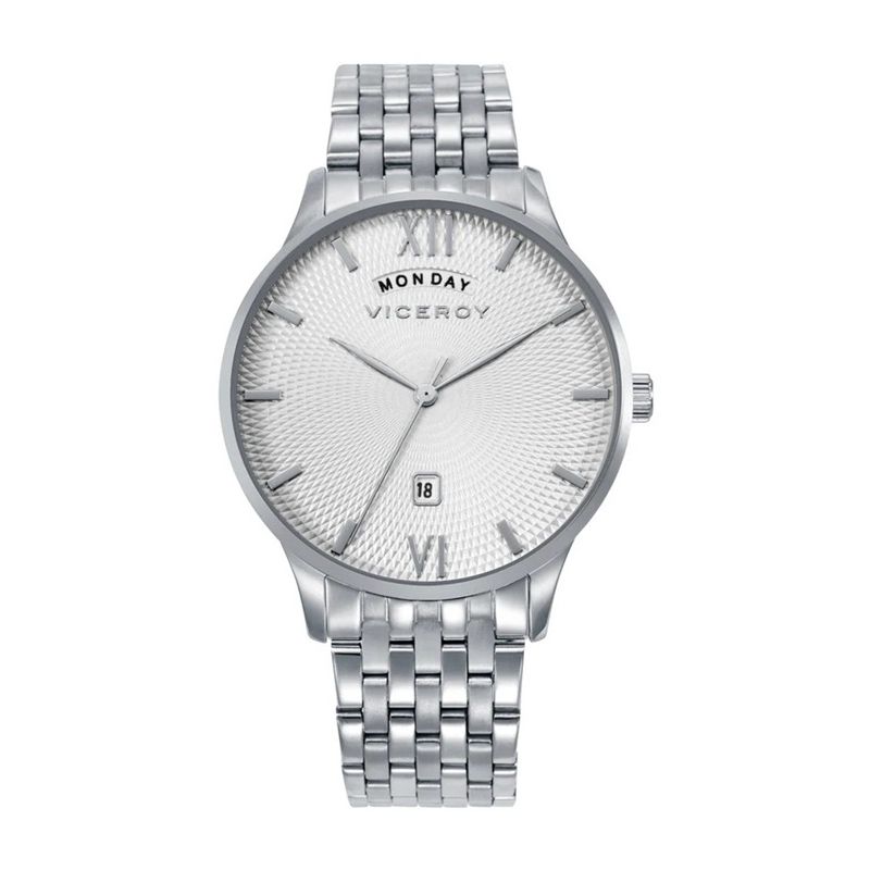 VICEROY Mod. 42455-83 Gent Quartz Analog Watch, 41mm case, 5 ATM, Mineral Dial, with Official Box and Calendar Function.