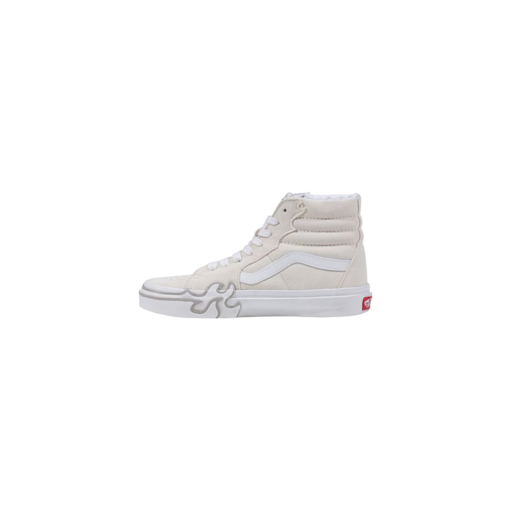 Vans White Suede Leather High Top Sneakers