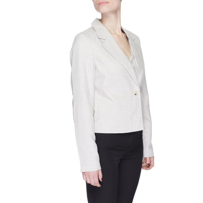 Vero Moda Gray Polyester Blazer