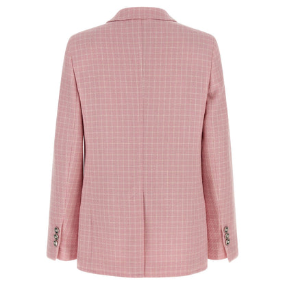 Versace Multicolor Virgin Wool Blazer