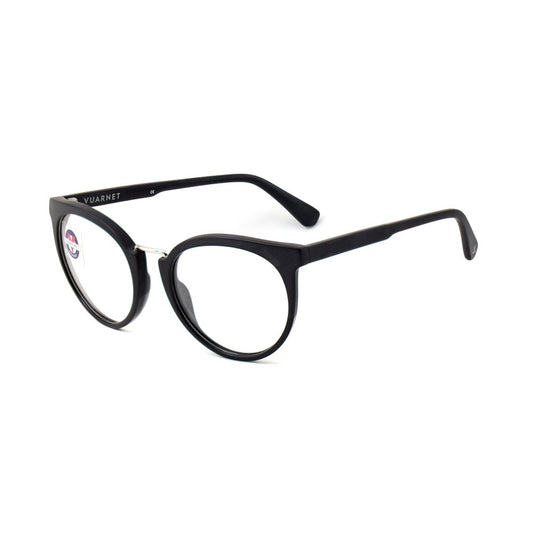 Vuarnet Black Acetate Frames for women, VL16260001, featuring black acetate material with 50/12/135mm measurements.