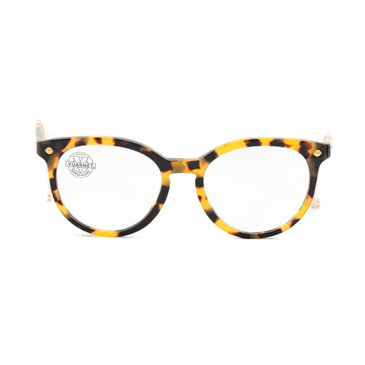Vuarnet Brown Acetate Frames, women's glasses model VL15140002 with lens size 50mm, bridge 14mm, temple 110mm, tortoiseshell pattern