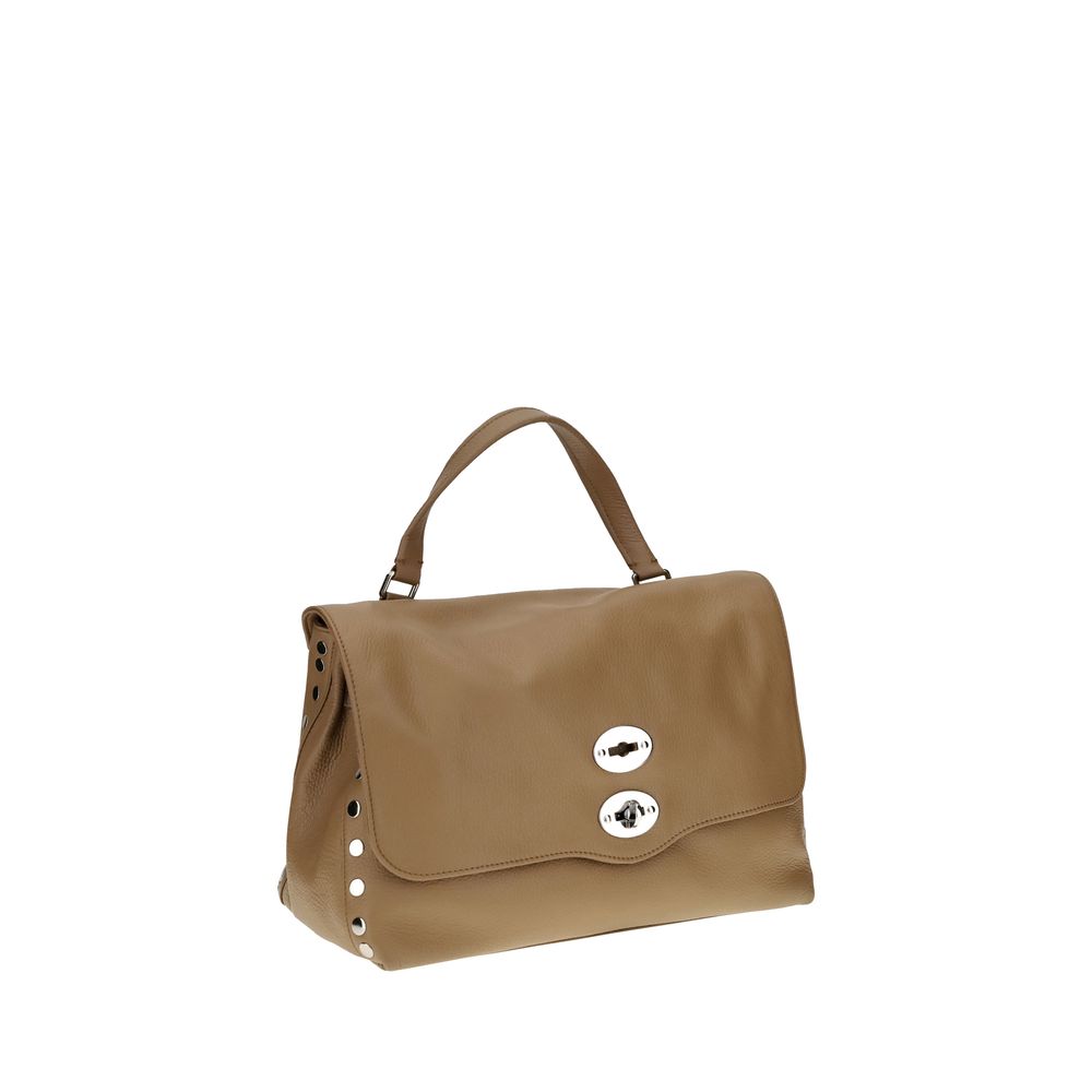 Zanellato Postina Daily Shoulder Bag in soft leather with swivel hook closure and adjustable strap, showcasing elegance and functionality.