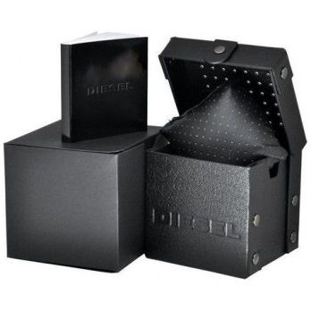 DIESEL Mod. CLIFFHANGER packaging box for gent's wristwatch with official documentation.